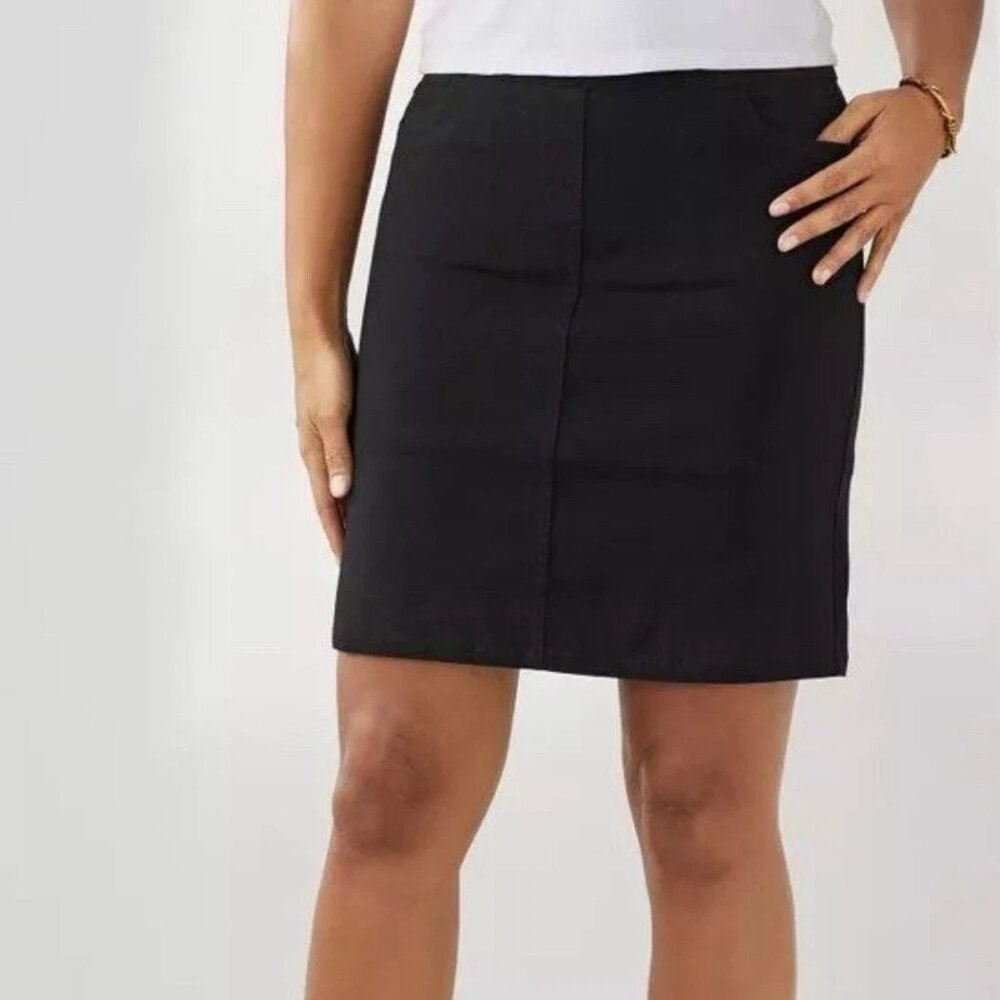 Soft Surroundings SoftEssential™ SUPERLA Skort - Black Medium